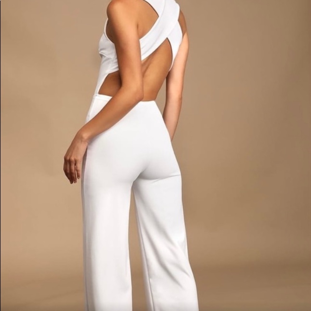 Lulus white jumpsuit
